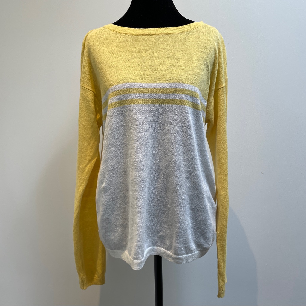 Women’s Uniqlo X Ines De La Fressange Paris 100% Linen Knit Sweater M